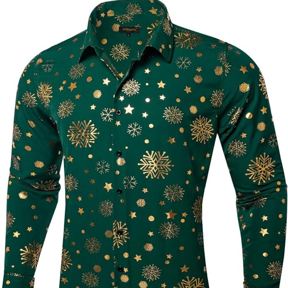 NWT DiBanGu Christmas Shirts for Men